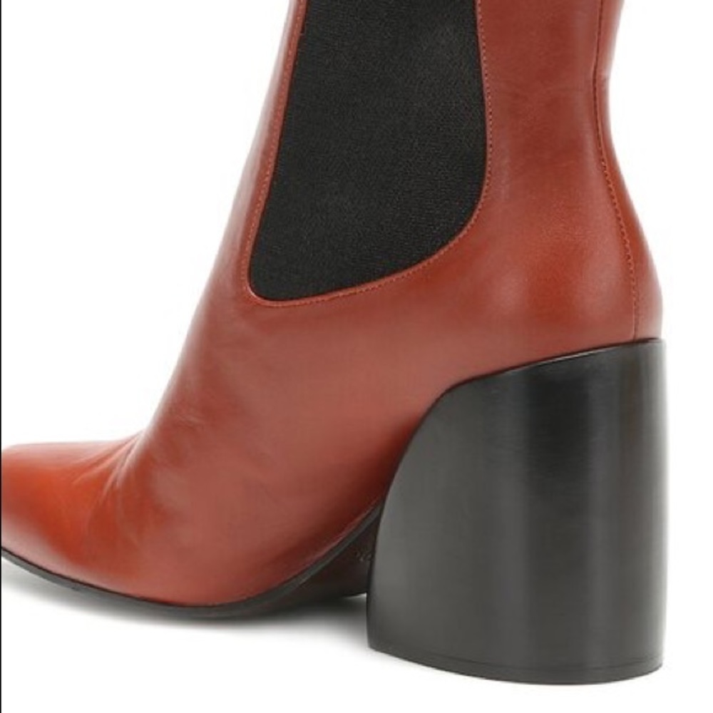 Chloé Wave Heel Leather Boots - Picture 5 of 14